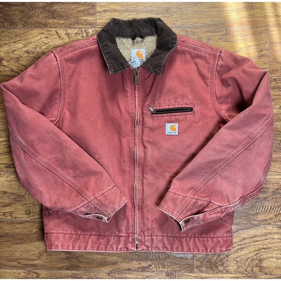 Vintage Women’s Carhartt Lined Detroit Jacket size Medium WJ097 VRS - Picture 1 of 10